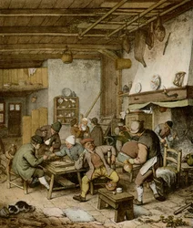 Taverne de paysans néerlandais