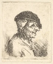 Tête de paysan, 17ème siècle