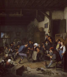 Fêtards dans une auberge, 1674