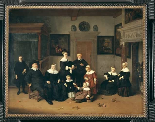 Portrait de famille, dit autrefois la famille du peintre - Family-portrait …