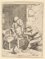 Le fumeur et le buveur, 1682