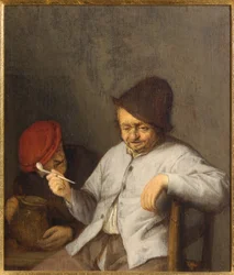 Le fumeur et le buveur, vers 1650