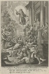 Saint François de Paule guérit les malades