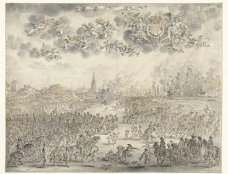 Départ de Charles II de Scheveningen