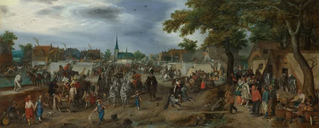 Les princes Maurice et Frédéric-Henri à la foire aux chevaux de Valkenburg