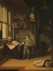 Jeune homme dans un bureau