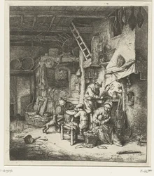 Famille paysanne à l