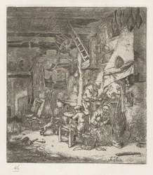 Famille paysanne à l