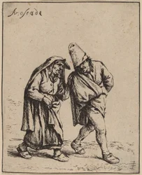 Couple marchant