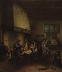 Scène de taverne