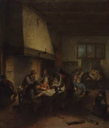 Scène de taverne, début des années 1660