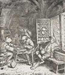 Les joueurs de backgammon