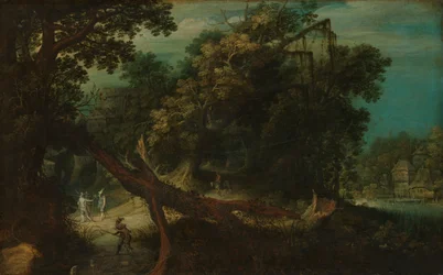 Tireurs dans une clairière, vers 1620-1661 (huile sur panneau)