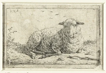 Mouton couché