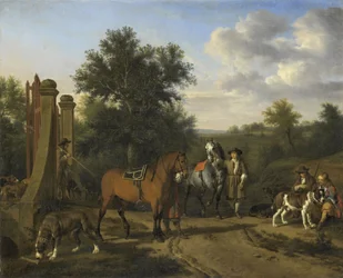 La partie de chasse, 1669