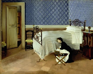 Intérieur avec une Figure