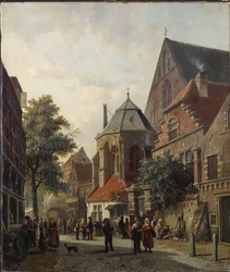 Une scène de rue hollandaise, 1867