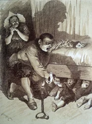 Le Petit Poucet - dans « Les contes de fées » de Charles Perrault, illustrations par Adrien Marie