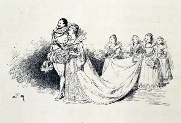Riquet à la Houppe - dans « Les contes de fées » par Charles Perrault, illustrations par Adrien Marie
