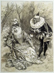 Riquet à la Houppe - dans « Les contes de fées » par Charles Perrault, illustrations par Adrien Marie