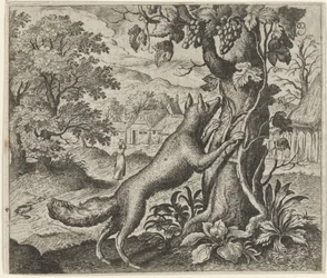 Fable du renard et des raisins