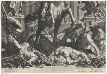 Empereur Ferdinand II à cheval (partie inférieure)