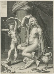 Vénus peignant ses cheveux