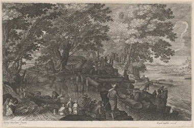 Pêcheurs près d