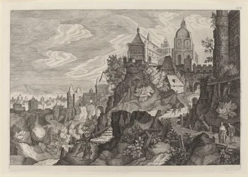 Paysage rocheux en Bohême