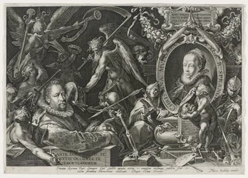 Bartholomaeus Spranger et sa femme, Christina Muller, 1600