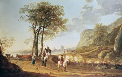 Paysage fluvial étendu