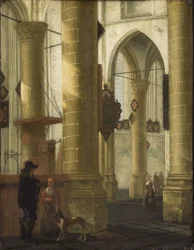Intérieur de la Grote Kerk, Dordrecht