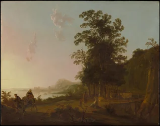 Paysage avec la fuite en Égypte