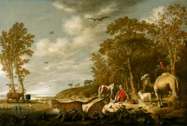 Orphée joue pour les animaux