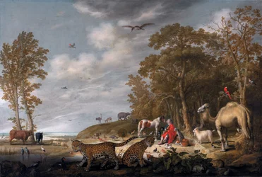 Orphée joue pour les animaux