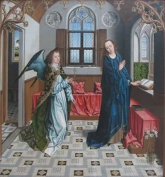French : Annonciation à Marie Annunciation of Virgin Mary.