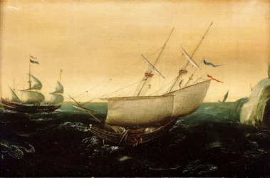 Un navire hollandais au près, c.1610
