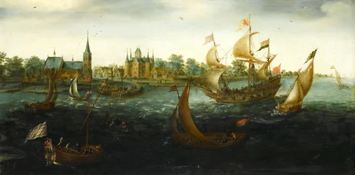 Navires au large d