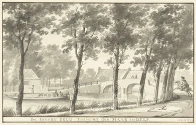Le pont de Hoorn entre La Haye et Delft