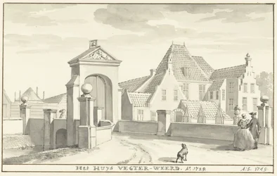 La havezathe Vechterweerd près de Zwolle en 1729