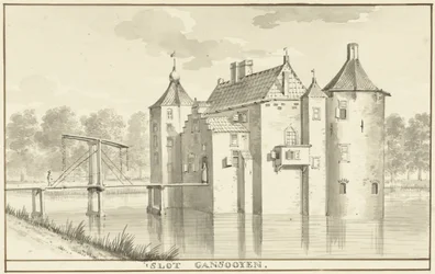 Le château Gansoijen près de Drongelen