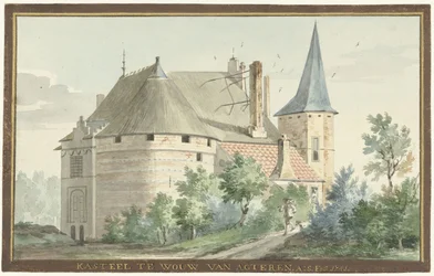 Le château de Wouw (de derrière)