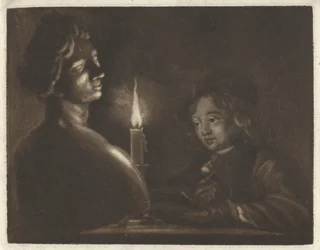 Garçon dessinant