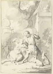 Vénus et Adonis (?)