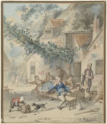 Compagnie joyeuse dans une auberge