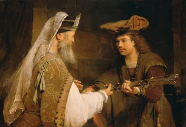 Ahimélek remet à David l