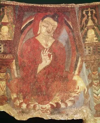 Bouddha assis sur un lotus, 5e-6e siècle