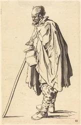 Mendiant avec Pot