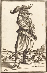 Soldat avec chapeau à plumes