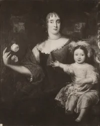 Double portrait de Maria van Berckel (1631-1796) et de sa fille